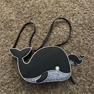 Kate spade whale purse & keychain